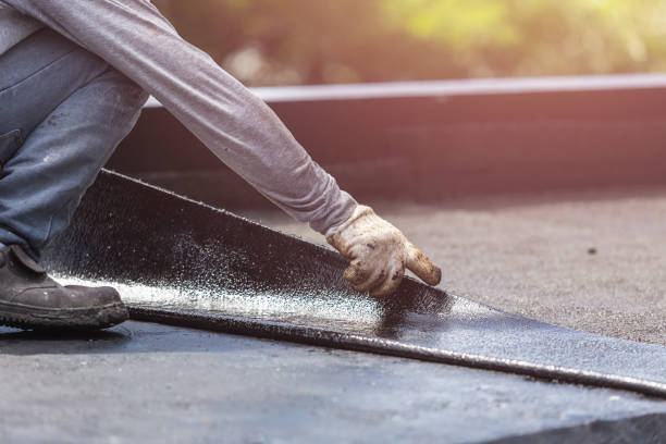 Professional Waterproofing technician working in Trinity, NC